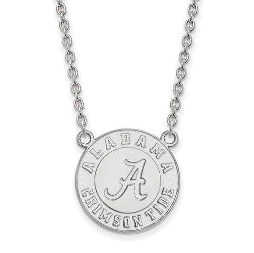 14kw University of Alabama Large Disc Pendant w/Necklace