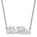 SS University  of Mississippi Large Script Ole Miss Necklace