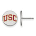 SS Univ of Southern California XS Enamel Disc Earrings