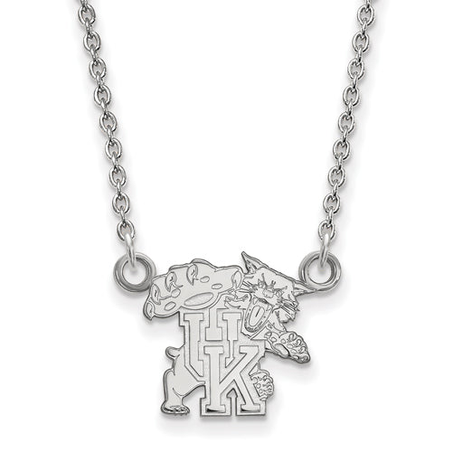 14kw University of Kentucky Small Logo Pendant w/Necklace