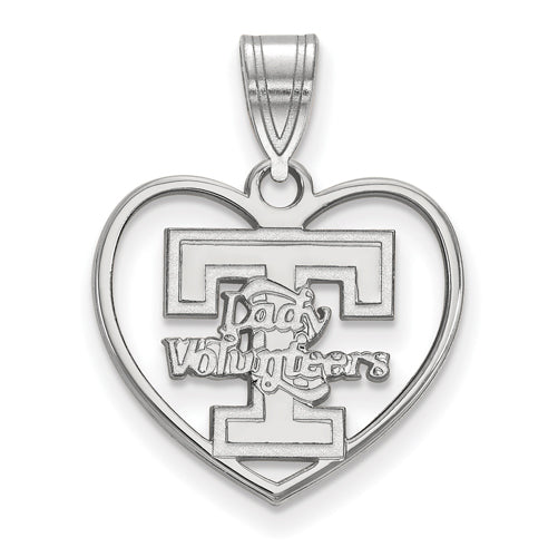 SS University of Tennessee Lady Volunteers Pendant in Heart