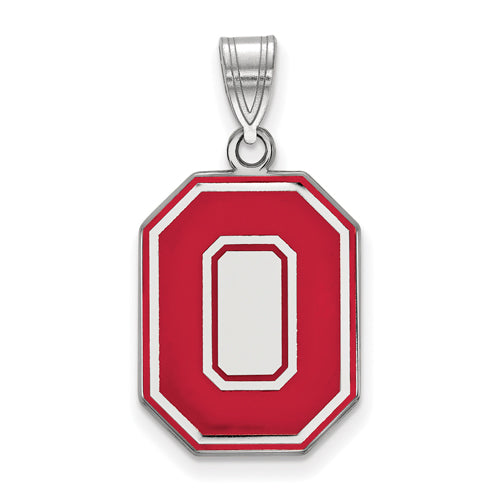 SS Ohio State U Large Enamel Athletic "O" Pendant