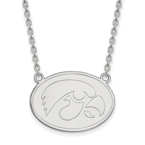 SS University of Iowa Large Pendant w/Necklace