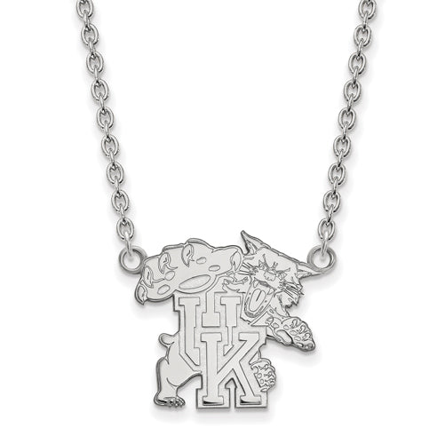 14kw University of Kentucky Large Logo Pendant w/Necklace