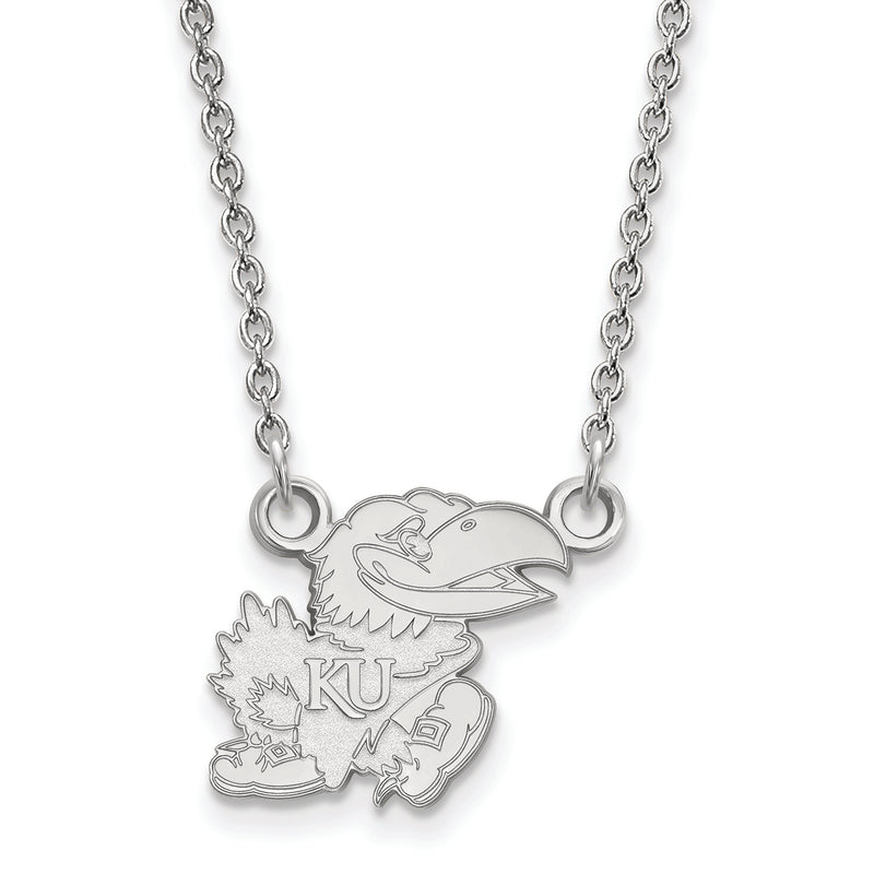 10kw University of Kansas Small Pendant w/Necklace