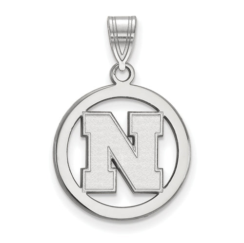 SS University of Nebraska Small Pendant in Circle