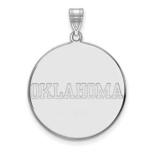 SS University of Oklahoma XL "OKLAHOMA" Disc Pendant
