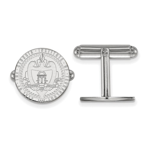 SS Georgia Institute of Technology Crest Cuff Links