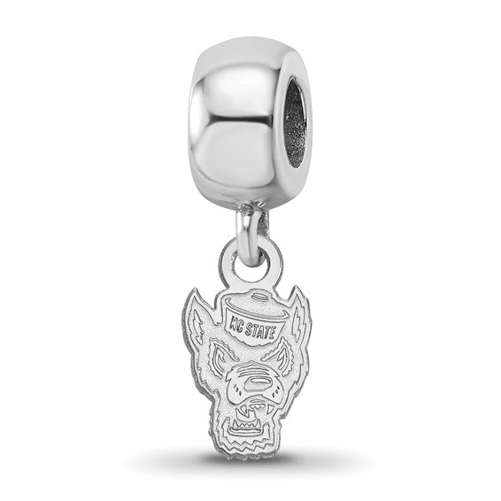 SS North Carolina State University Wolf Extra Small Dangle Bead Charm