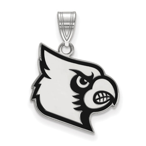 SS University of Louisville Large Enamel Cardinal Pendant