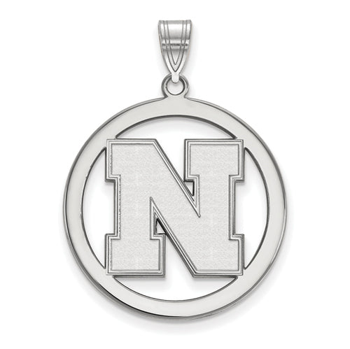 SS University of Nebraska Large Pendant in Circle