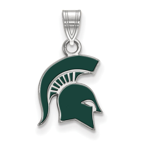 SS Michigan State University Small Enamel Spartan Pendant