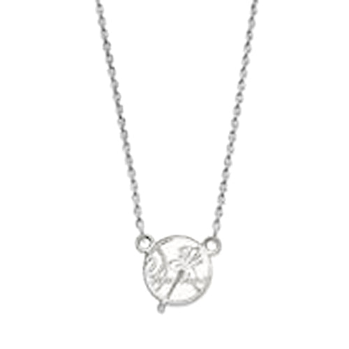 SS MLB  New York Yankees Small Logo Pendant w/Necklace