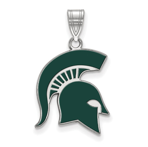 SS Michigan State University Large Enamel Spartan Pendant