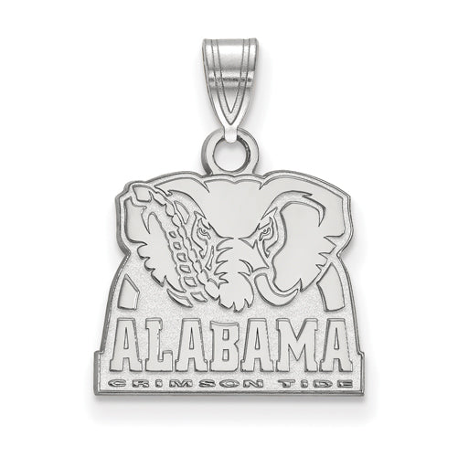 14kw University of Alabama Small Elephant Pendant