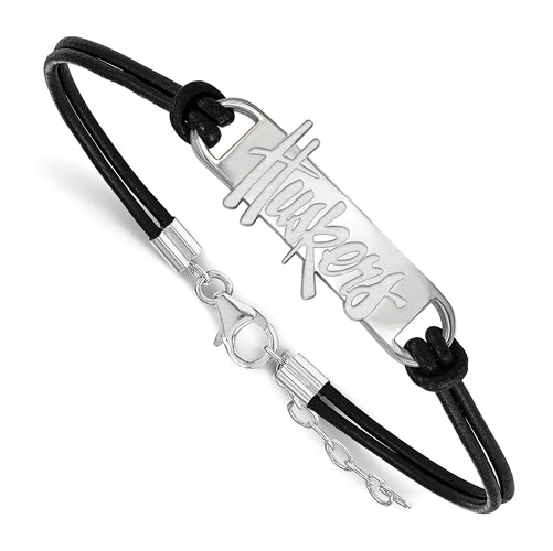 SS University of Nebraska Large Leather Huskers Bracelet