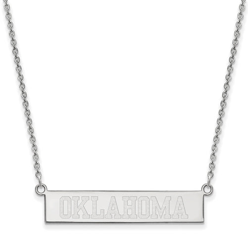 SS The University of Oklahoma Small Bar Necklace