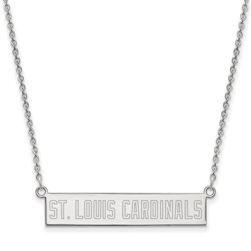 SS  St. Louis Cardinals Small Bar Necklace