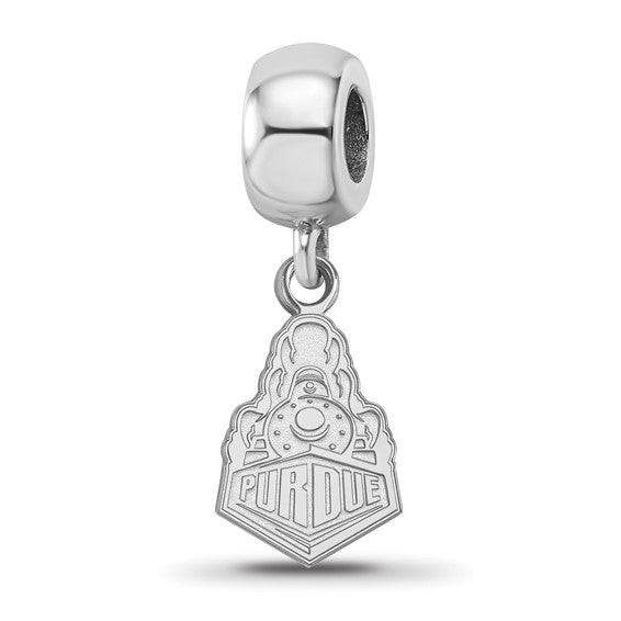 SS Purdue University Boilermakers Train Logo Small Dangle Bead Charm