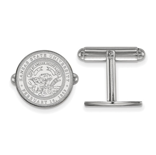 SS Kansas State University Crest Cuff Links