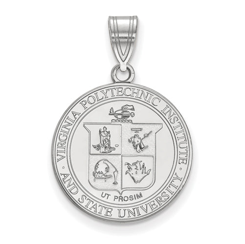 14kw Virginia Tech Large Crest Pendant