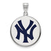 SS MLB  New York Yankees Large Enamel NY Alternate Disc Pendant