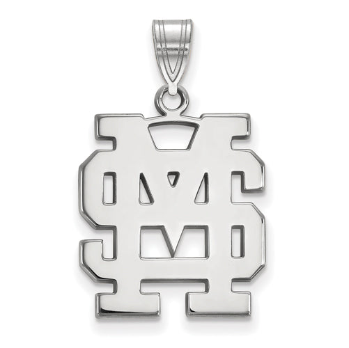 SS Mississippi State University Large Interlocking MS Pendant