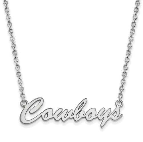 SS Oklahoma State U Medium Pendant w/Necklace
