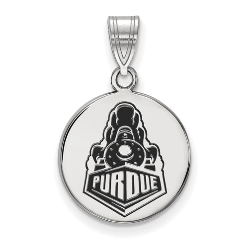 SS Purdue Medium Enamel Boilermaker Disc Pendant