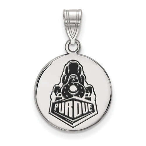 SS Purdue Medium Enamel Boilermaker Disc Pendant