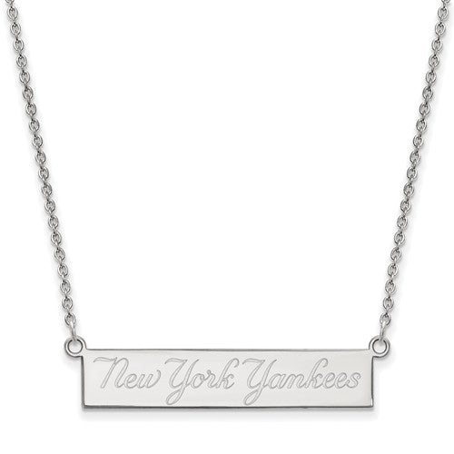 SS  New York Yankees Small Bar Necklace