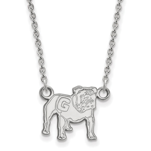 14kw University of Georgia Small Full Body Pendant w/Necklace