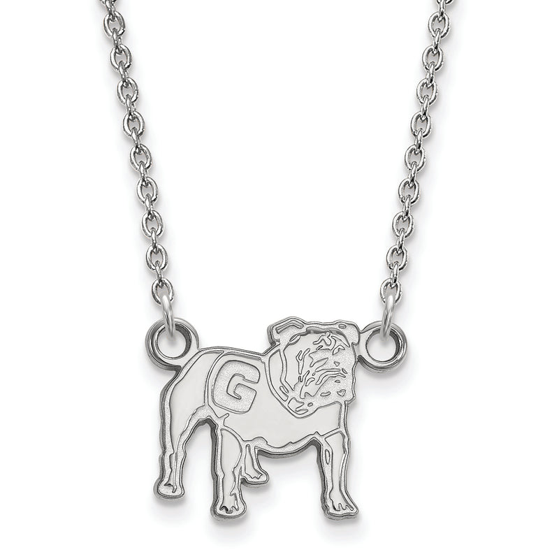 10kw University of Georgia Small Full Body Pendant w/Necklace