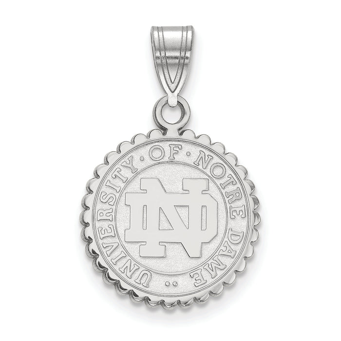 10kw University of Notre Dame Medium Crest Pendant