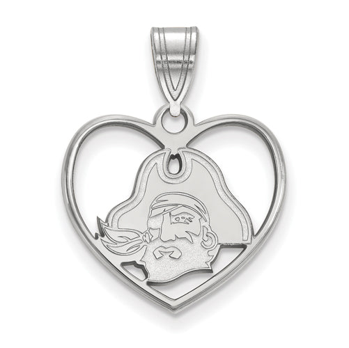 SS East Carolina University Pendant in Heart