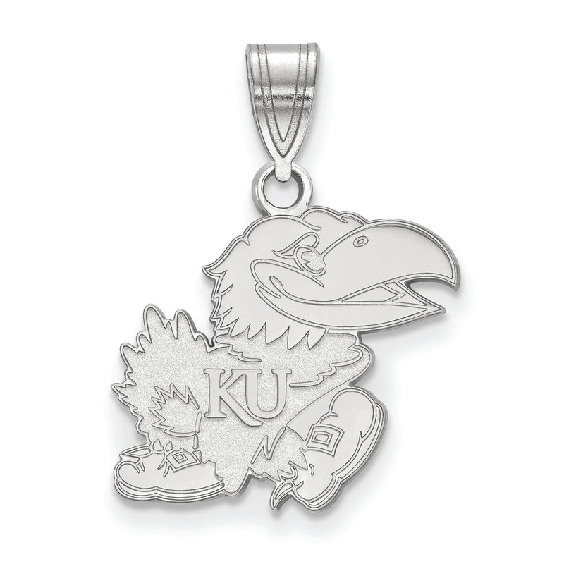 10kw University of Kansas Medium Right Jayhawk Pendant