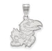 SS University of Kansas Medium Right Jayhawk Pendant