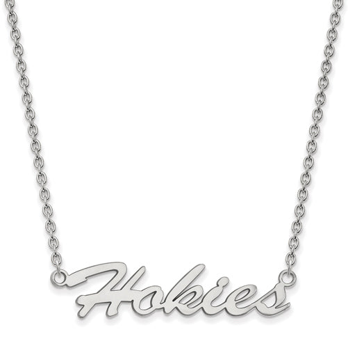 SS Virginia Tech Medium "Hockies" Pendant w/Necklace
