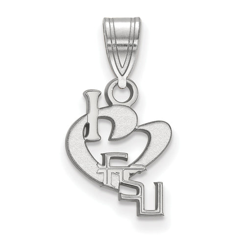 SS Florida State University Small I Love Logo Pendant