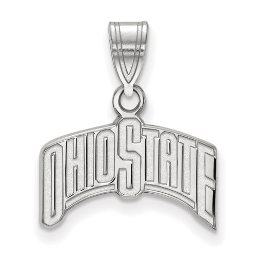 SS Ohio State U Medium "OHIO STATE" Pendant