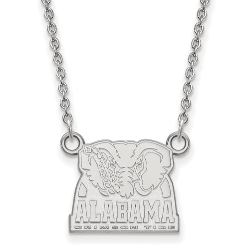 10kw University of Alabama Small Elephant Pendant w/Necklace