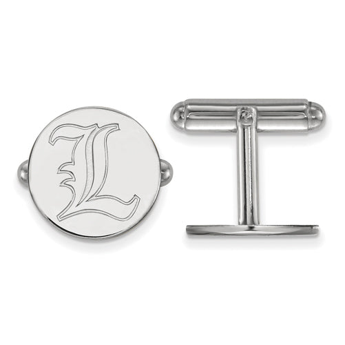 SS University of Louisville Letter L Cuff Links