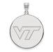 14kw Virginia Tech XL VT Logo Disc Pendant