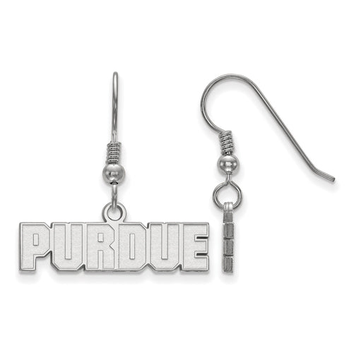 SS Purdue XS Block Type Dangle Earrings