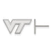 14kw Virginia Tech XS VT Logo Post Earrings