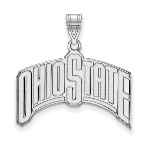 14kw Ohio State U XL "OHIO STATE" Pendant