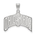 14kw Ohio State U XL "OHIO STATE" Pendant