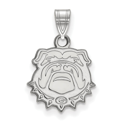 SS University of Georgia Small Bulldog Face Pendant