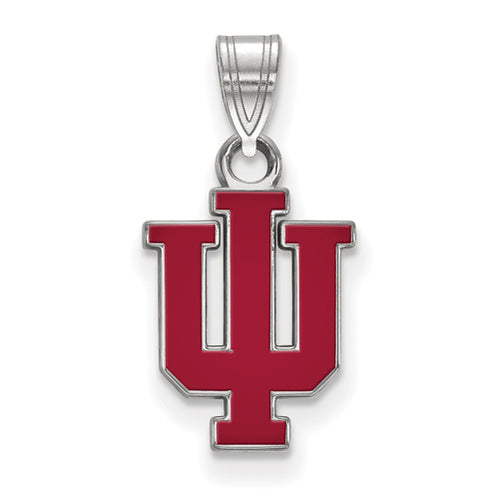 SS Indiana University Small Enamel Pendant