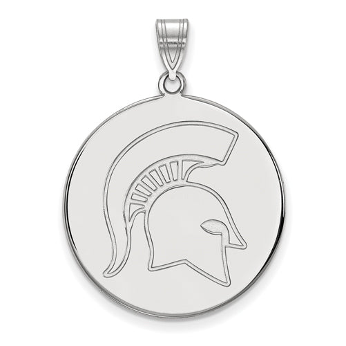 SS Michigan State University XL Disc Spartan Pendant